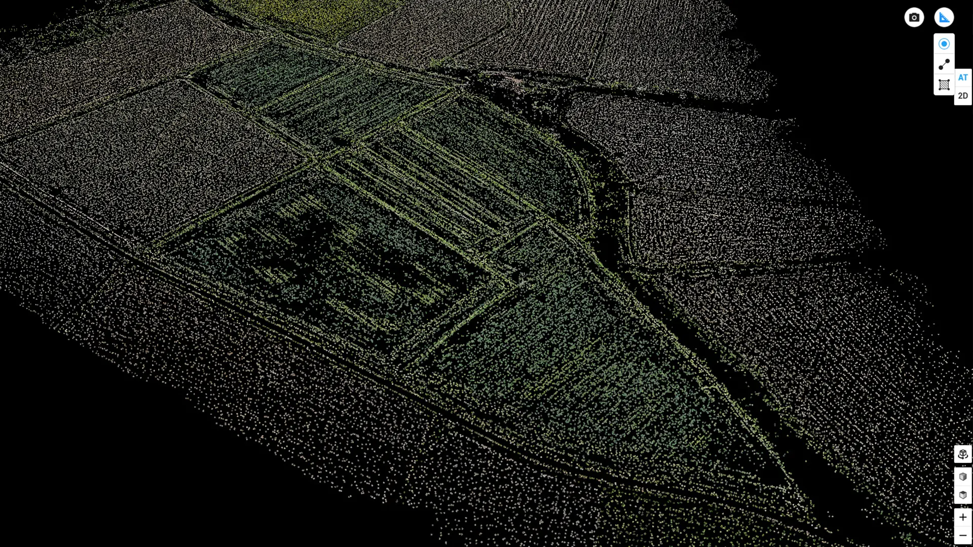 Agricultural survey: point cloud
